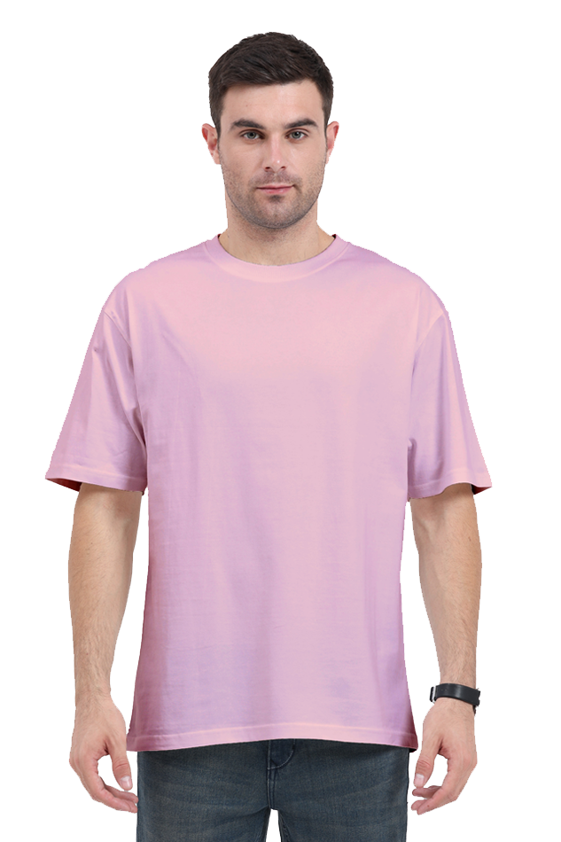 Plain Oversized T-shirt - 100% Cotton