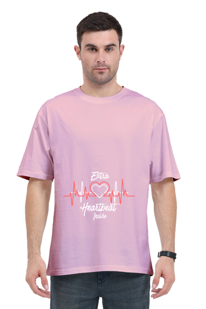 Extra Heartbeat - Oversized Pregnancy T-shirt