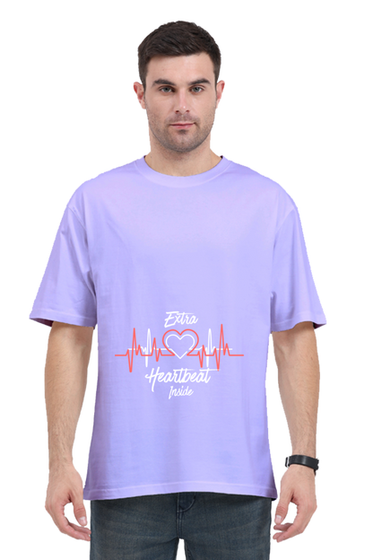 Extra Heartbeat - Oversized Pregnancy T-shirt