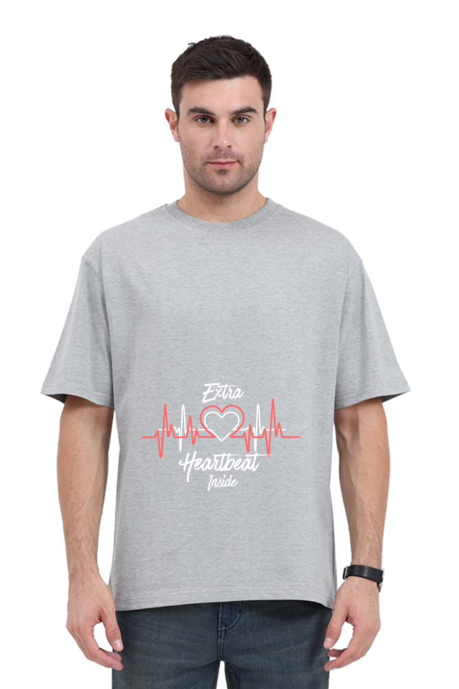 Extra Heartbeat - Oversized Pregnancy T-shirt