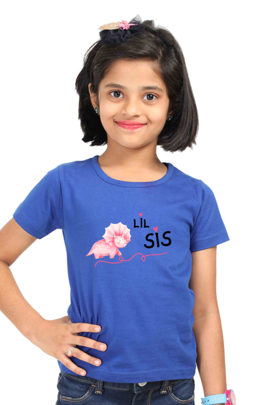 Little Sister Colorful T-shirt  - 0 to 13 Girls T-shirt