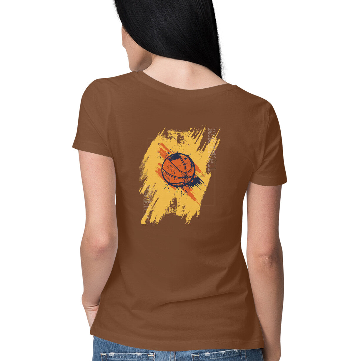 Basketball - Back Print - Ladies