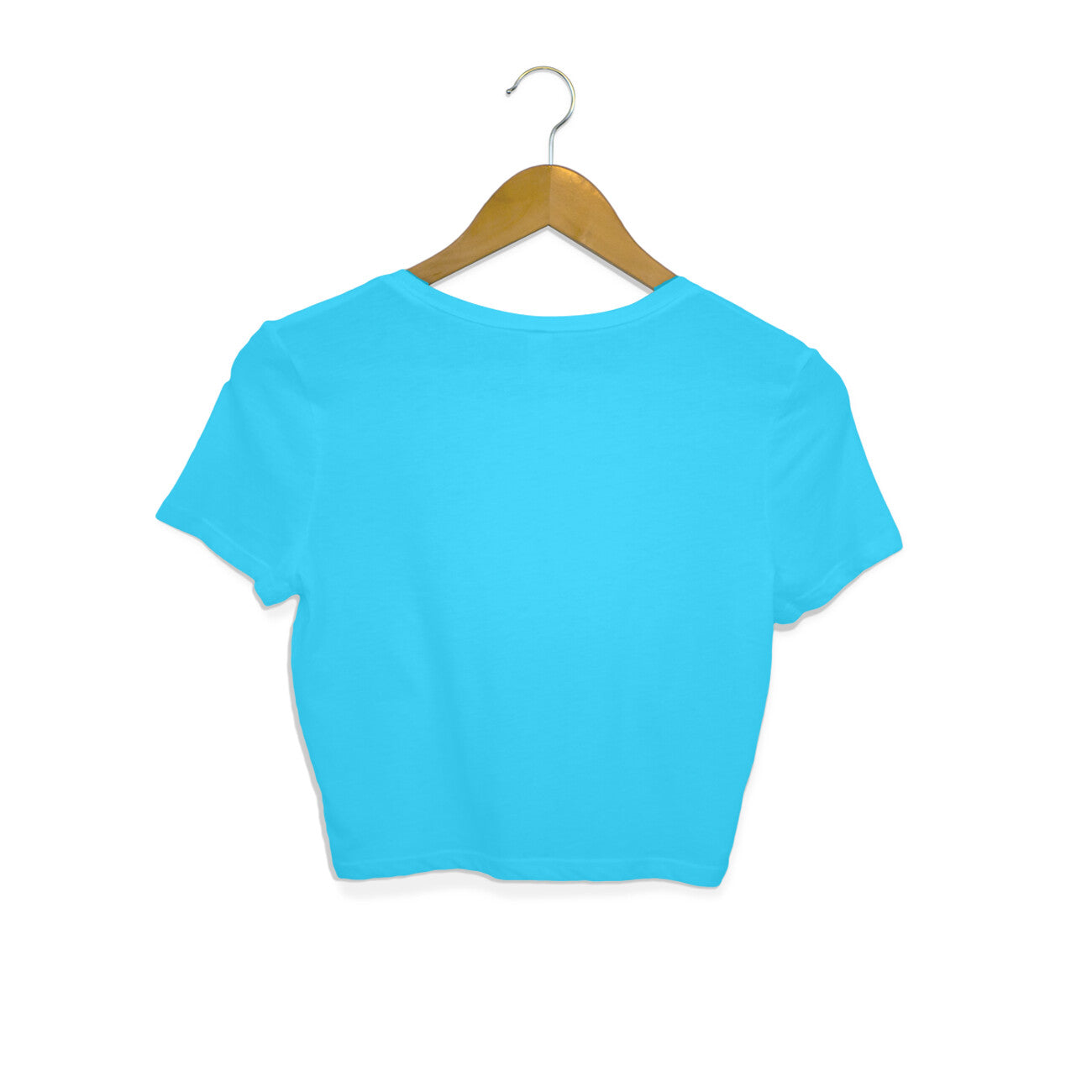 Sky Blue - Plain Crop Top