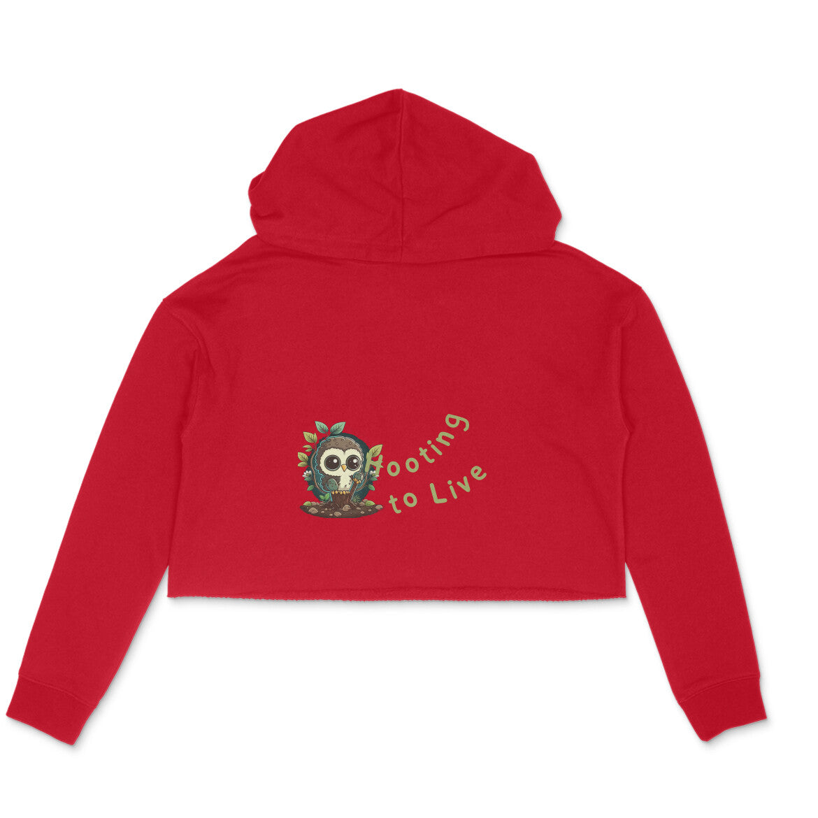 Crop hoodie - hooting