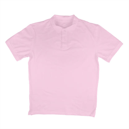 Pink - Men's Polo plain