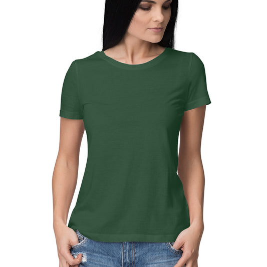 Olive Green - plain women's T-shirt