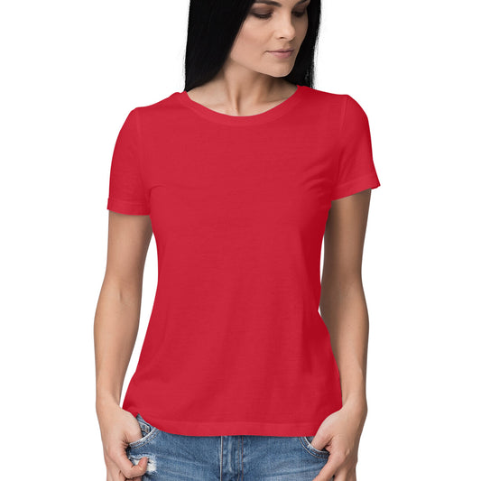 Red - Plain T-shirt