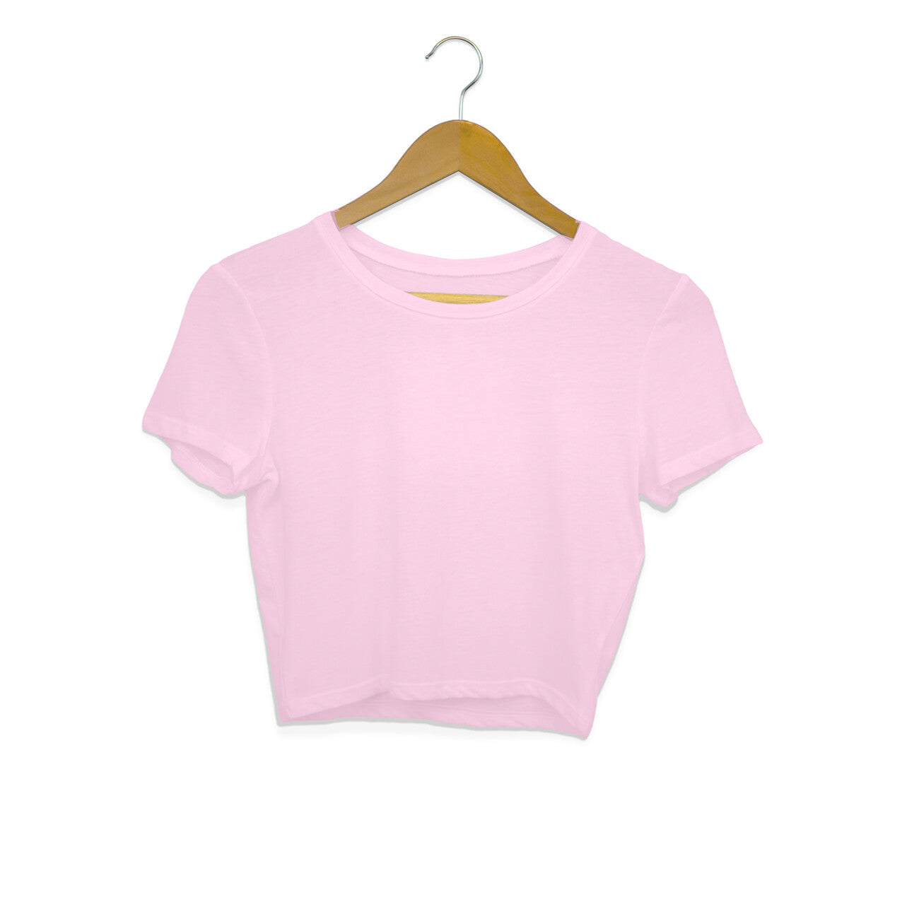 Pink - Plain Crop Top