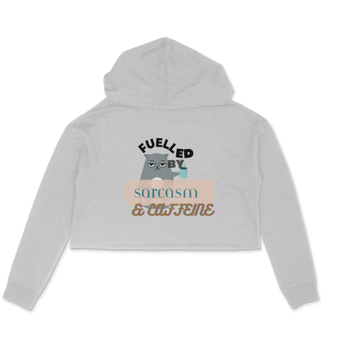 Sarcasm - Crop Hoodie