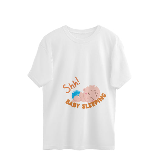 Baby Sleeping - Oversized Pregnancy T-shirt