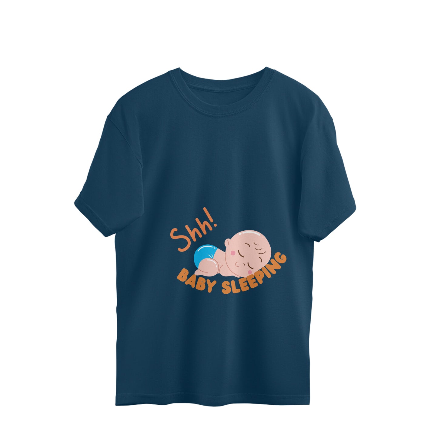 Baby Sleeping - Oversized Pregnancy T-shirt