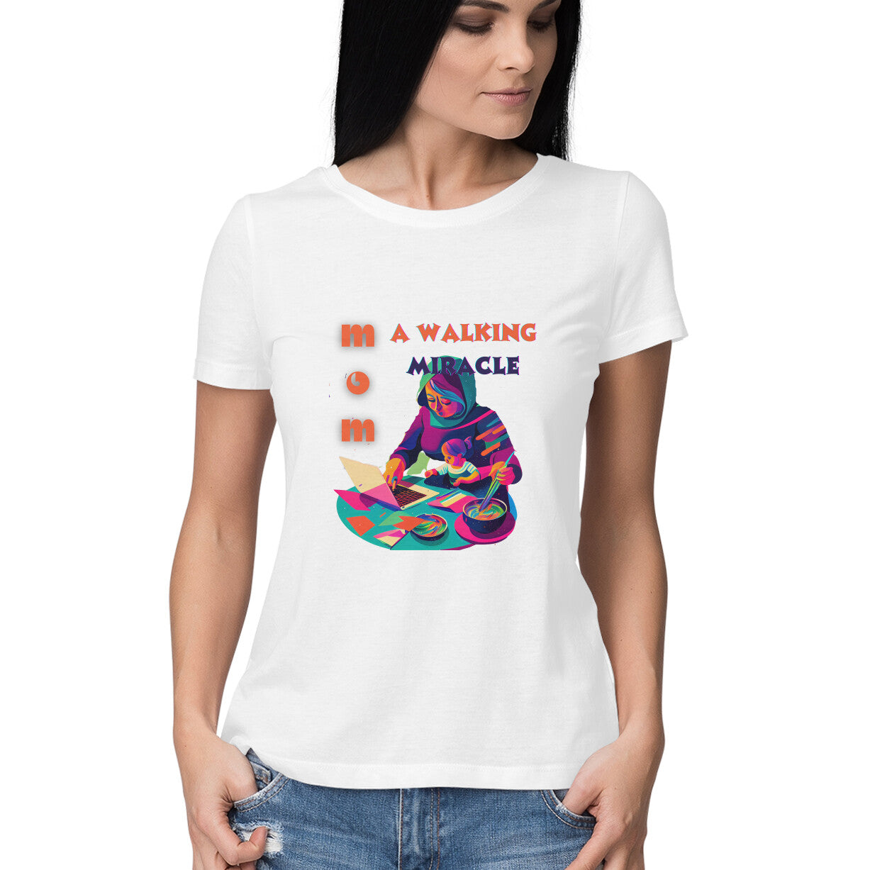 Mom - Ladies T-shirt