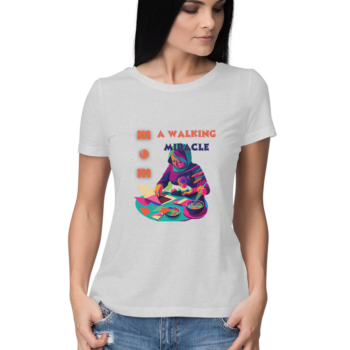 Mom - Ladies T-shirt