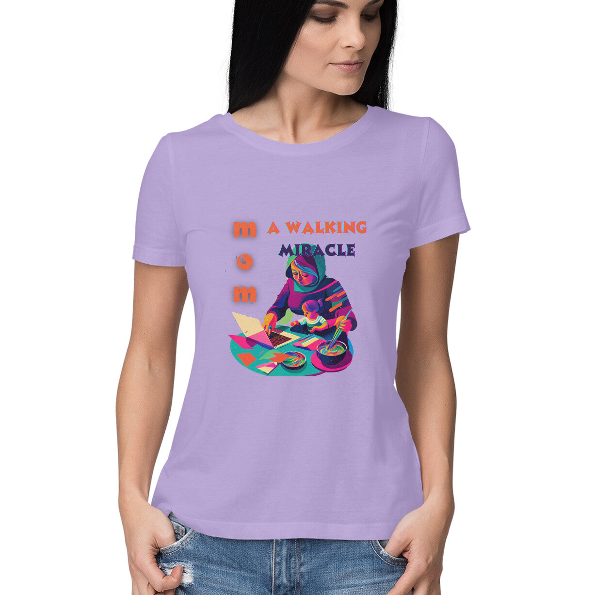 Mom - Ladies T-shirt