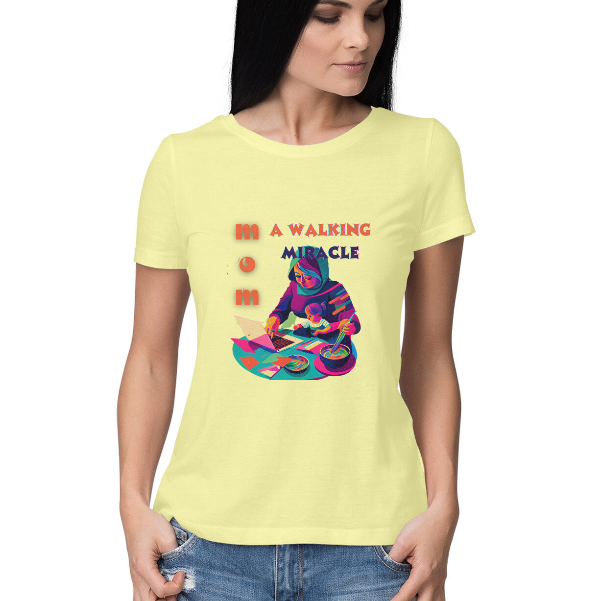 Mom - Ladies T-shirt