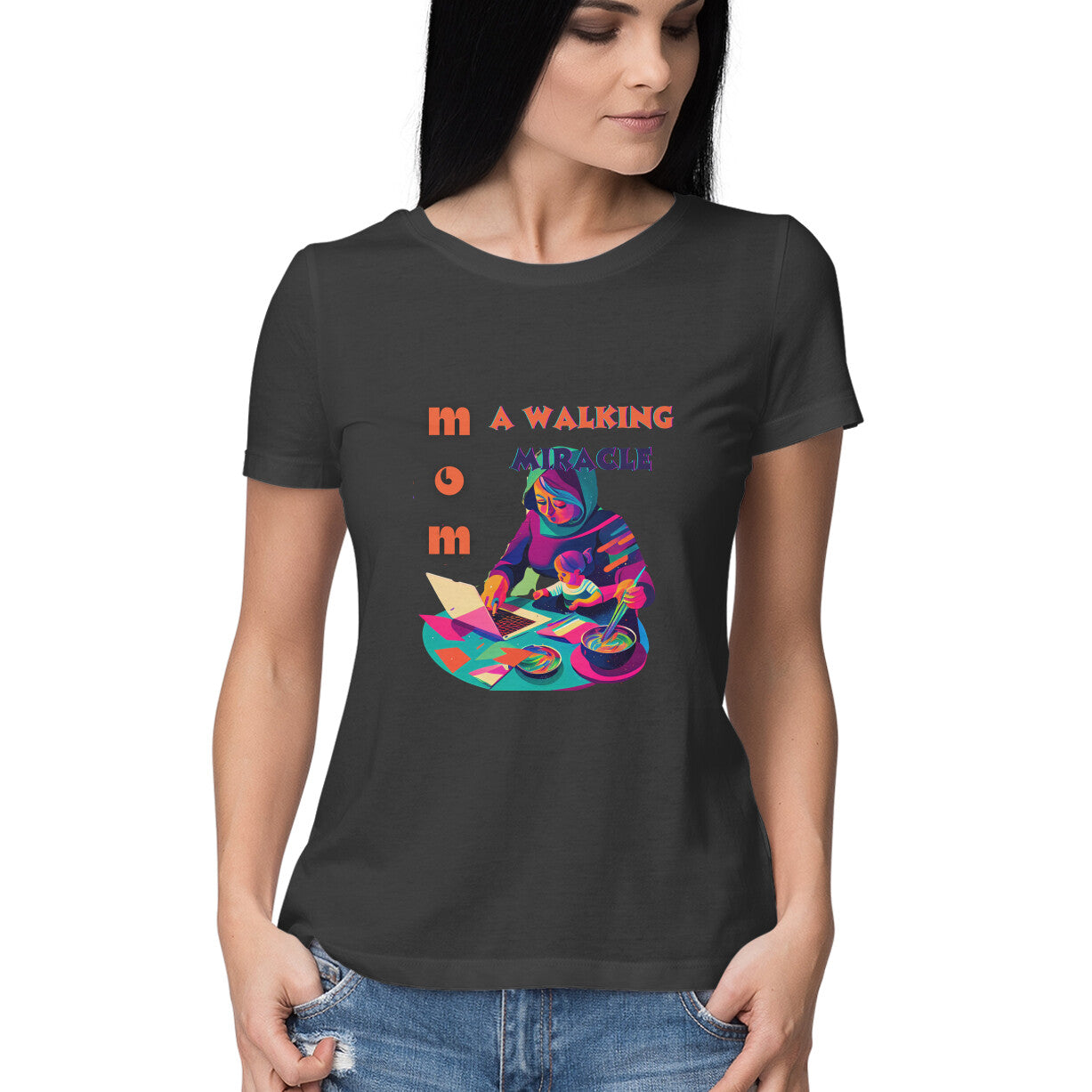 Mom - Ladies T-shirt